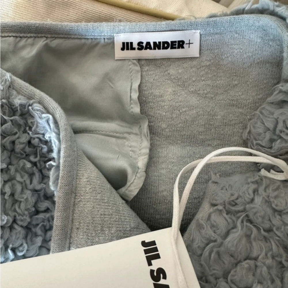 Fleece midi skirt Jil Sander - Blue/Ivory/Rose - Picture 10 of 10